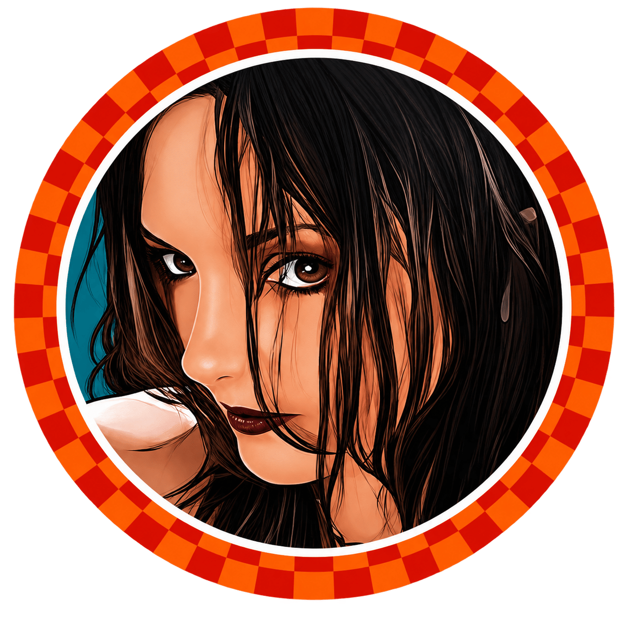 Illustrated portrait of Dixie Sission